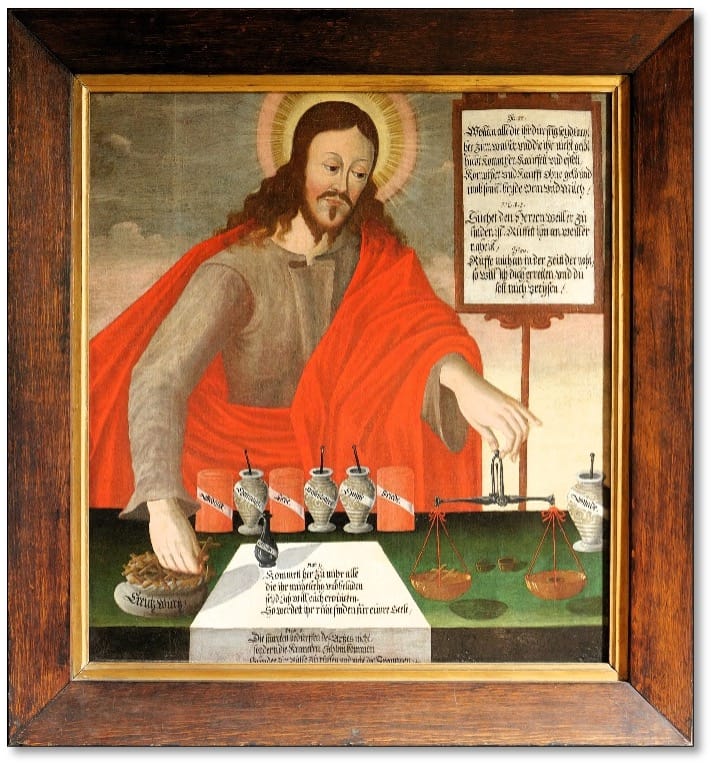 Christus als Apotheker Christus als Apotheker